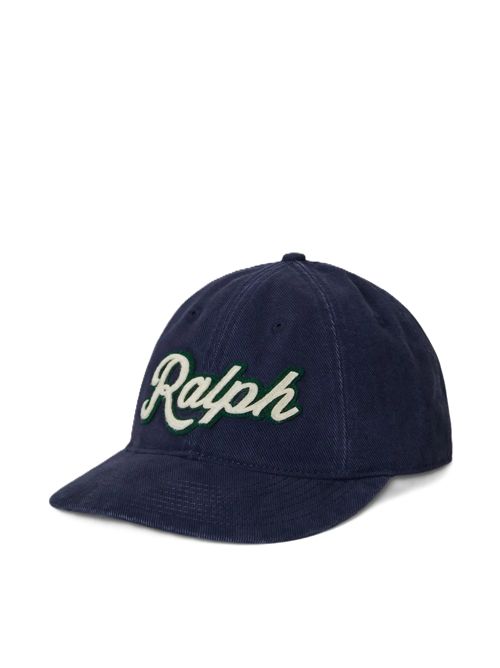 the Ralph-logo twill ball cap navy Polo Ralph Lauren | 710-P04900-001NEWPORT NAVY